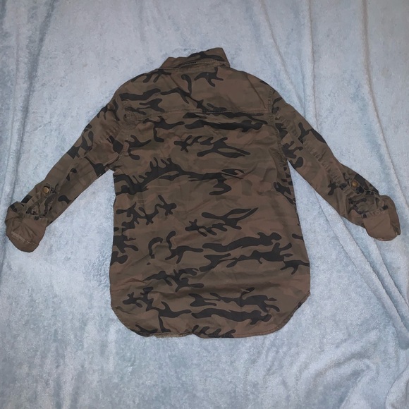 Camo button down - Picture 2 of 2
